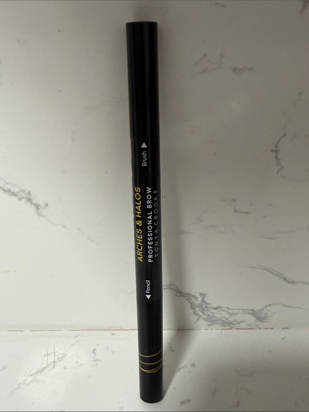 NEW W/O BOX Arches & Halos Professional Angled Brow Shading Pencil - DRK Brown